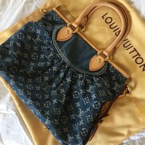 Louis Vuitton monogram denim